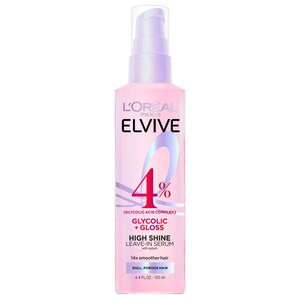 L'Oreal Paris Elvive Glycolic Gloss High Shine Leave-In Serum, 4.4 OZ | CVS Health