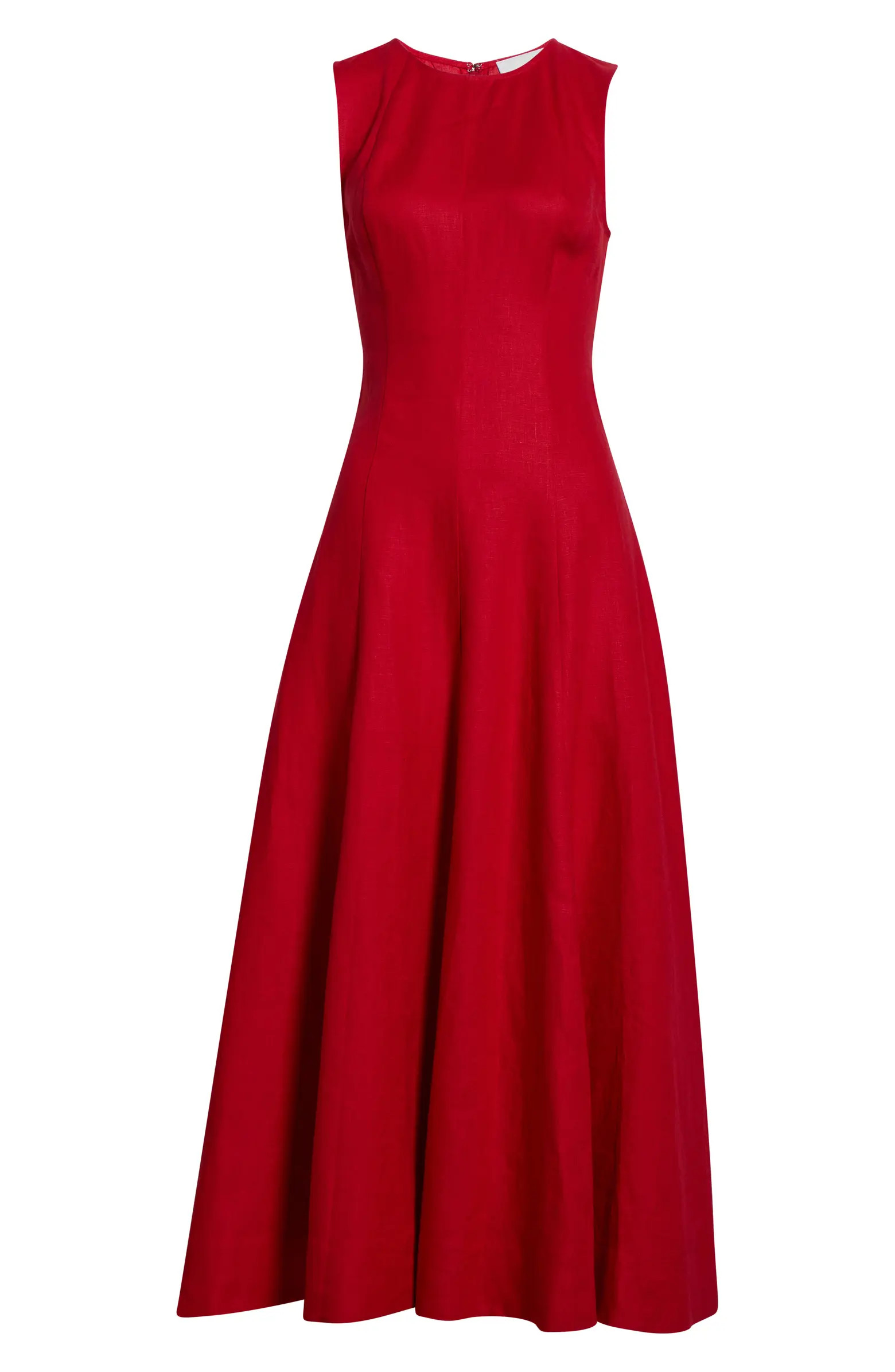 Cecila Sleeveless Linen Maxi Dress | Nordstrom