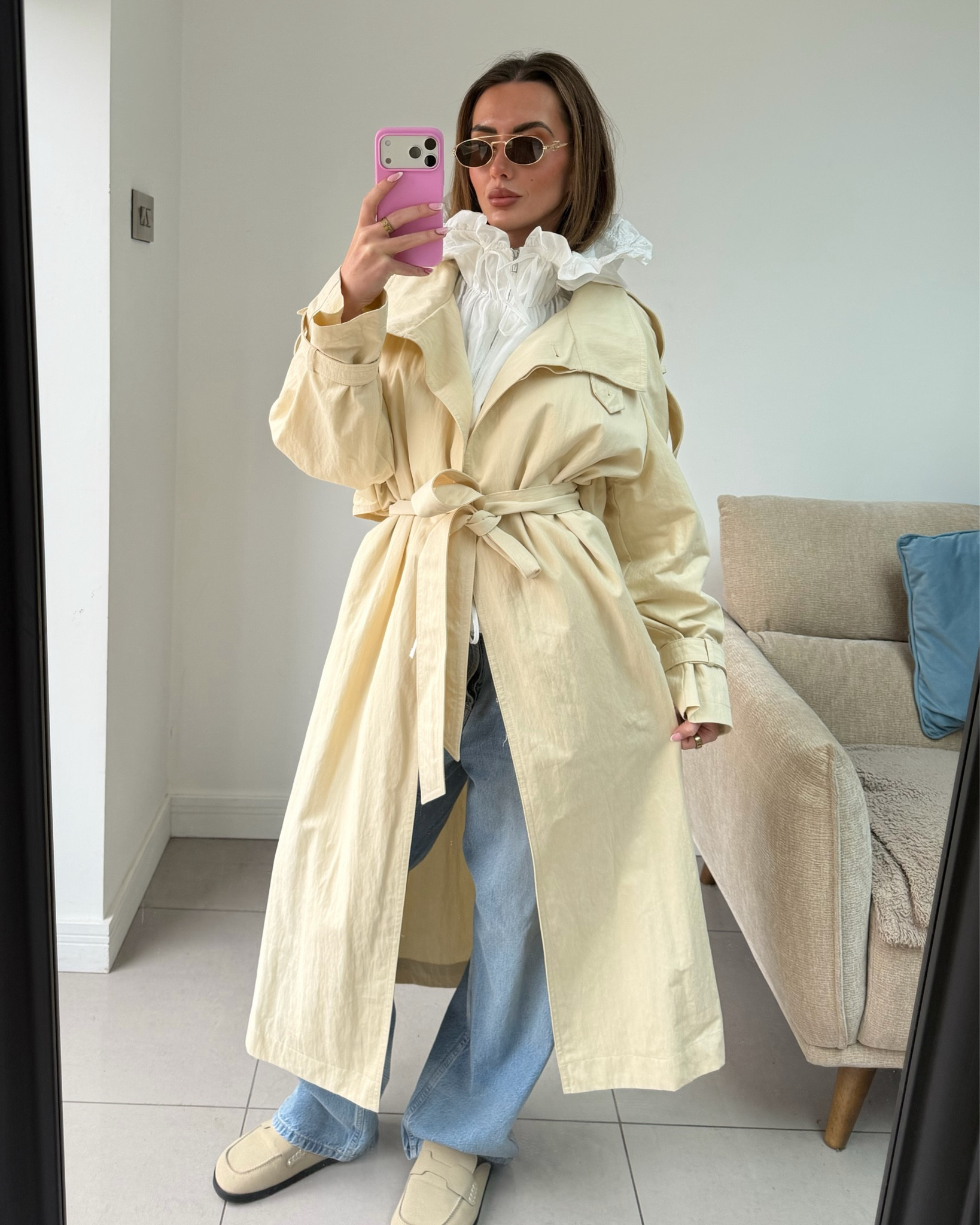 Zara trench & jacket 

#LTKeurope #LTKuk #LTKspring