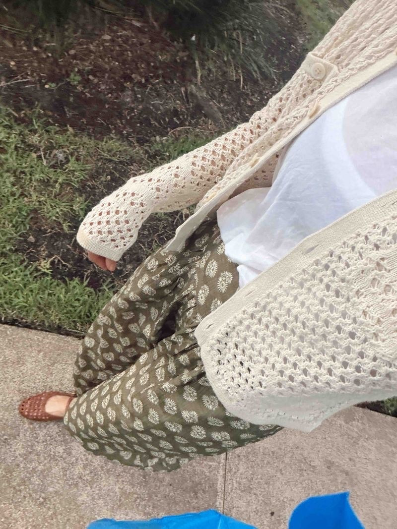 Early fall outfit, perfect for busy moms! 

These block print pill-on pants are selling fast, and I love this knit cardigan. The woven flats are a must for fall.

Classic style, school drop-off, mom outfit, casual style

#LTKmomlife #LTKOver40 #LTKootd