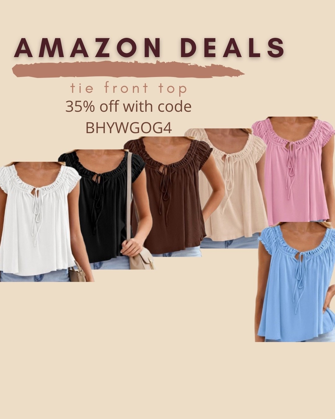$15 ends 5/3

Amazon fashion
Amazon deals
Tie front top
Babydoll top


#LTKSaleAlert