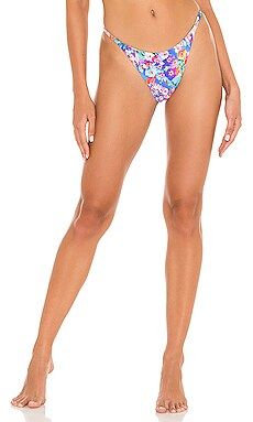 Luli Fama Water Blossoms Brazilian Bottom in Multicolor from Revolve.com | Revolve Clothing (Global)