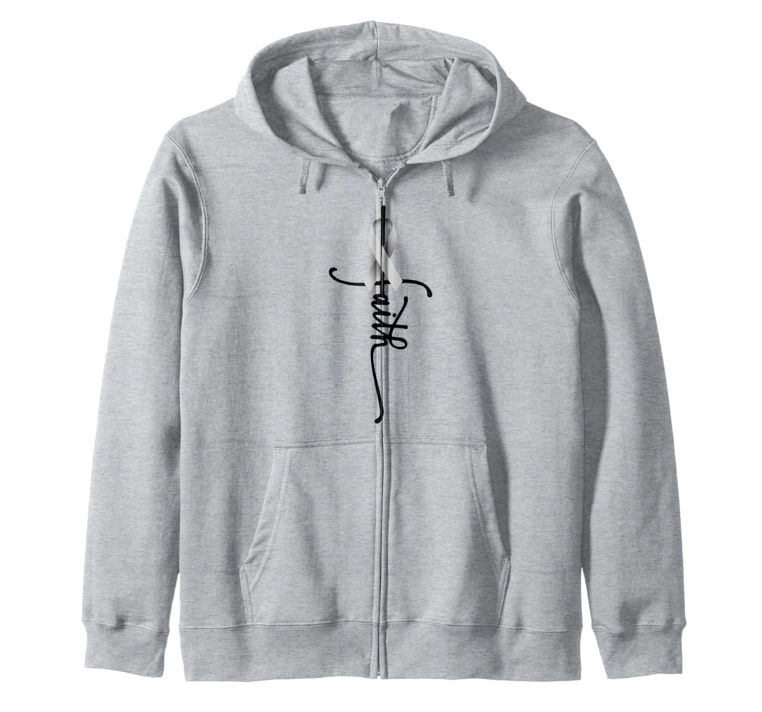 Lung Cancer Faith Lung Cancer Awareness November Support Zip Hoodie | Amazon (US)