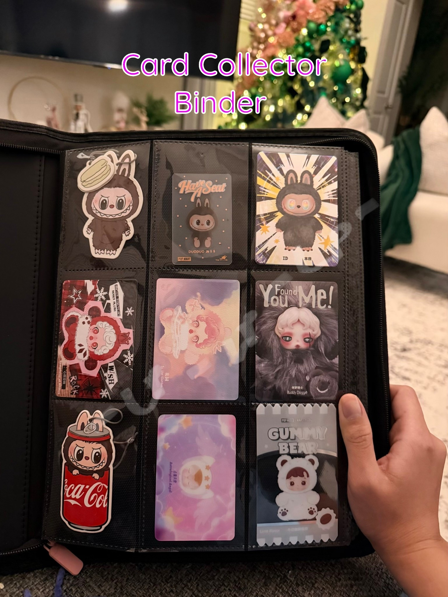 If you are a collector this card binder is perfect for you! I love collecting all of the cards from our Popmart items. #labubu #popmart #cardcollector 

#LTKvlog #LTKHoliday #LTKGiftGuide