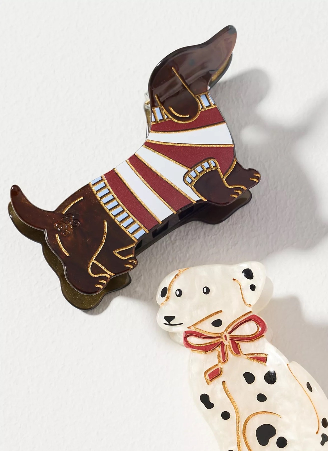 Cute new dachshund hair clip! Comes as a set of two with a Dalmatian 🤍

.

.

.

.

(Dachshund finds, dachshund mom gifts, hair accessories, hair clips, dog hair clip, doxie hair clip, wiener dog hair clip, sausage dog hair clip, anthropologie dachshund finds, Anthropologie finds, anthro dachshund items, anthropologie dachshund gifts, #dachshund #anthropologie #hairclip )

#LTKBeauty #LTKStyleTip #LTKFindsUnder50