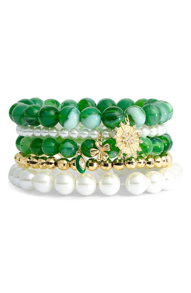6-Pack Assorted Bead Bracelet | Nordstrom Rack