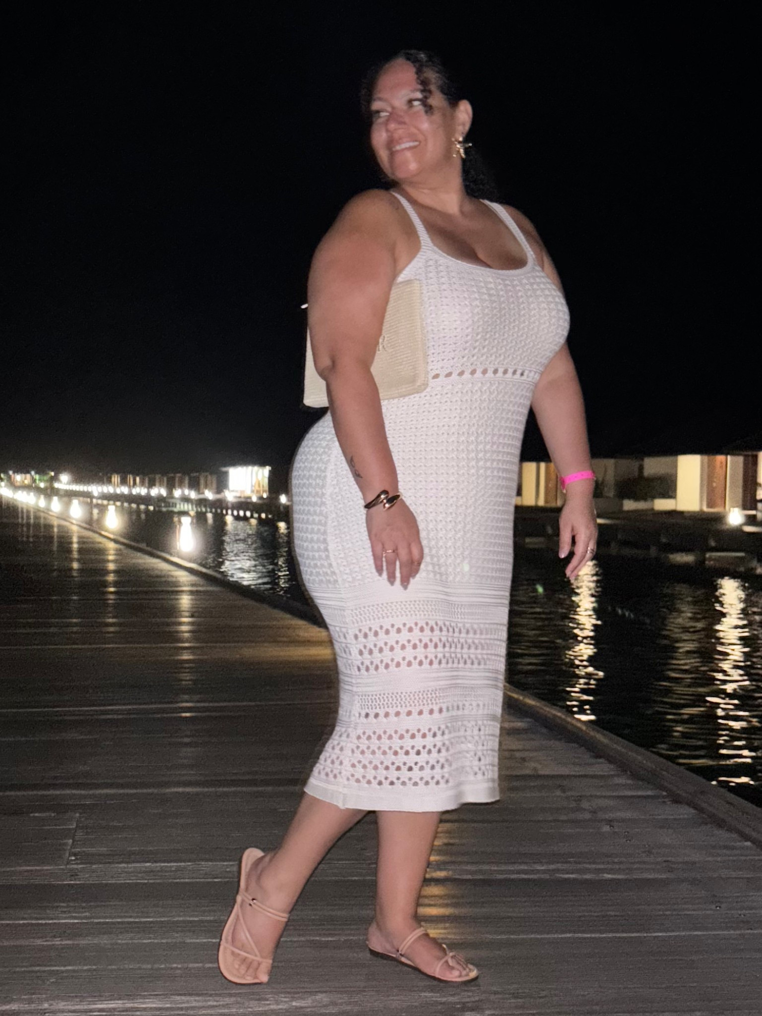 I wore this cover up as my evening dress. I do not have a link to the clutch, it a Dior cosmetic pouch I’m using as my evening bag.

#LTKMidsize #LTKStyleTip #LTKSeasonal