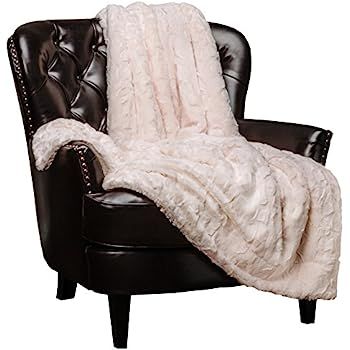 Chanasya Faux Fur Throw Blanket | Super Soft Fuzzy Light Weight Luxurious Cozy Warm Fluffy Plush ... | Amazon (US)