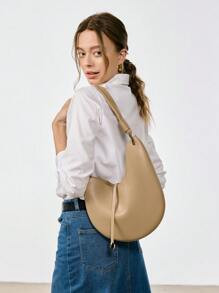 SHECARRY Women Solid Color Large Capacity Shoulder Bag For Daily Commute | SHEIN