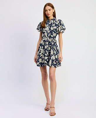 Women's Madeline Collared Mini Dress | Macy's
