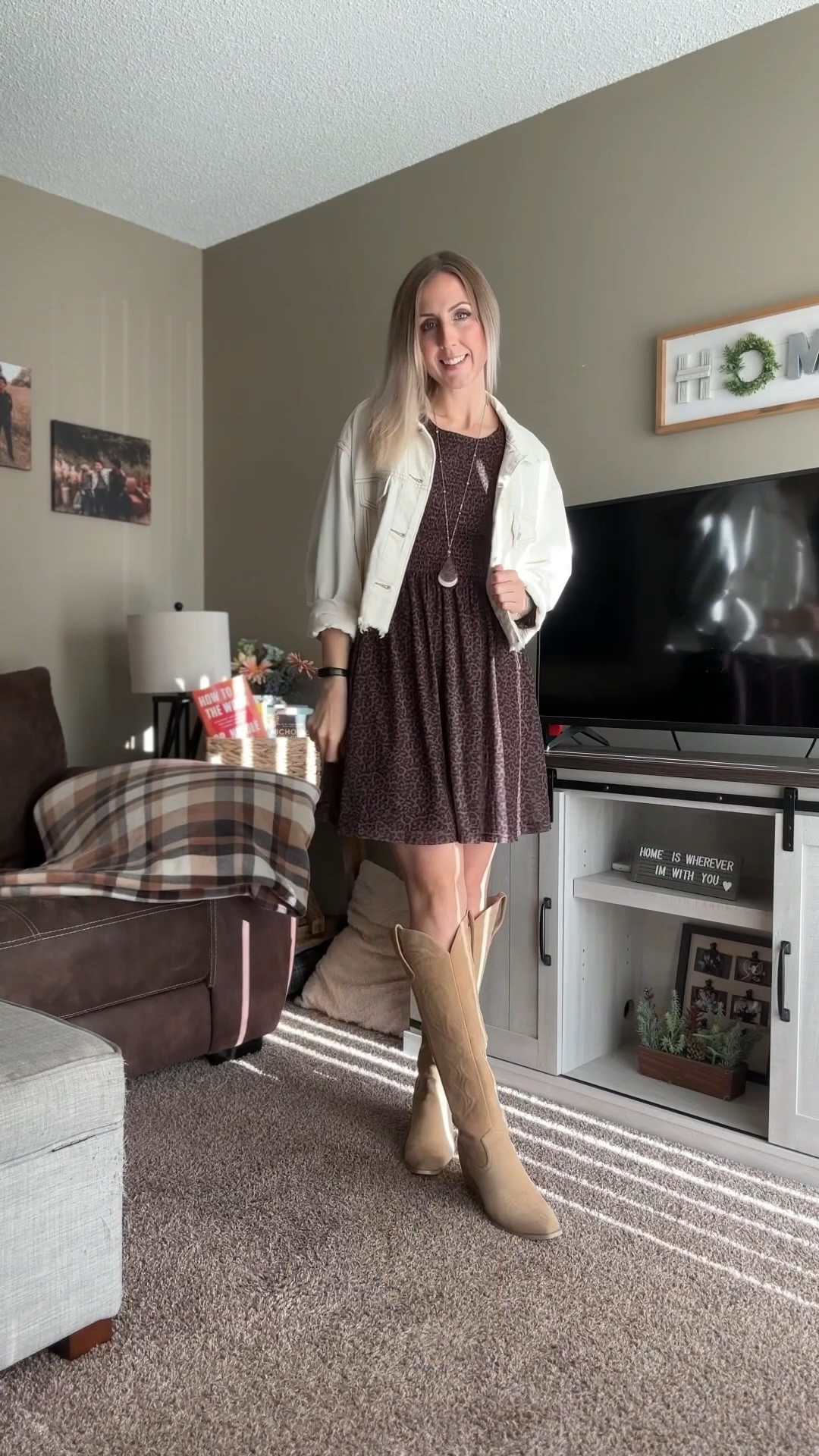 Wearing small in dress and jacket 

#LTKShoeCrush #LTKStyleTip #LTKFindsUnder100