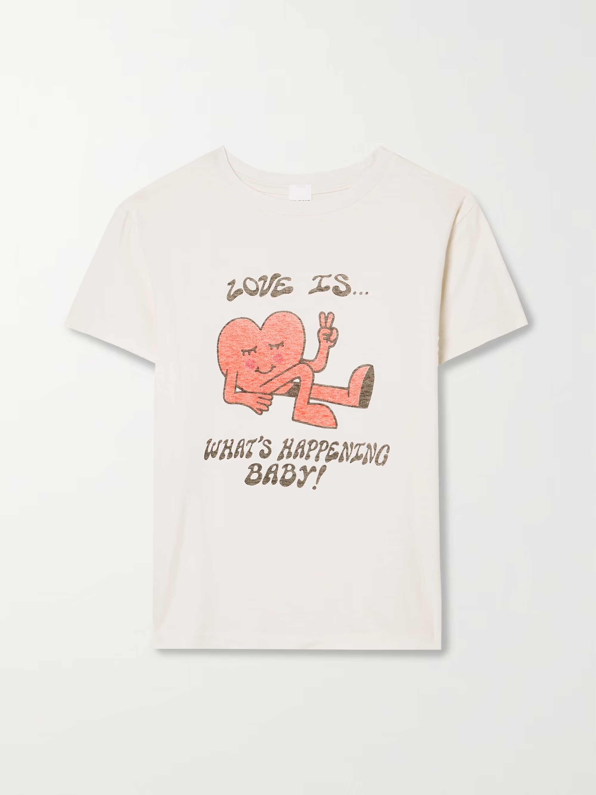 Printed cotton-jersey T-shirt | NET-A-PORTER (US)