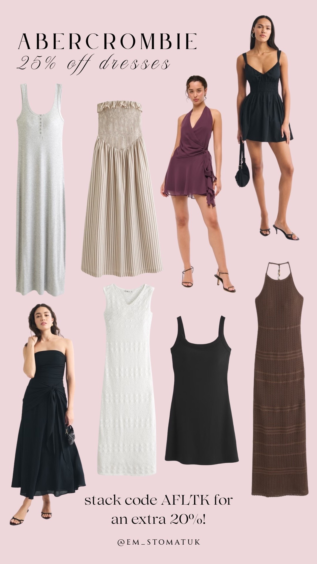 25% off Abercrombie dresses! Stack code AFLTK for an extra 20%!

#LTKxAbercrombie