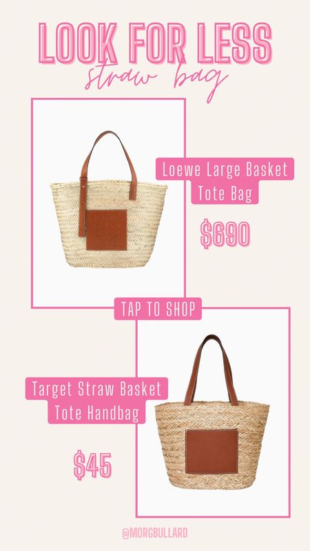 Look for Less | Splurge Vs Save | Save vs Splurge | Straw Bag | Beach Bag | Target Fashion

#LTKswim #LTKtravel #LTKunder100