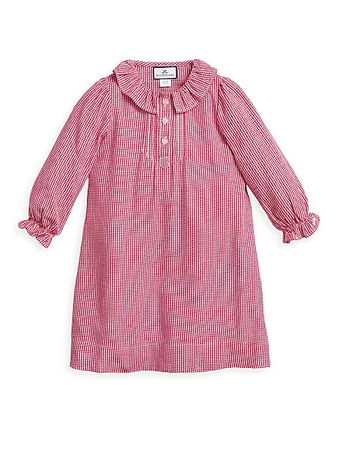 Baby's, Little Girl's & Girl's Victoria Mini Gingham Nightgown | Saks Fifth Avenue