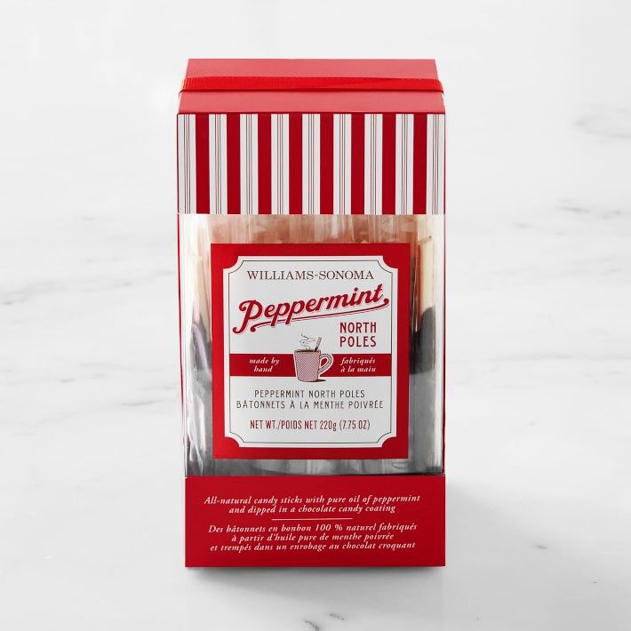 Williams Sonoma Peppermint North Poles | Williams-Sonoma