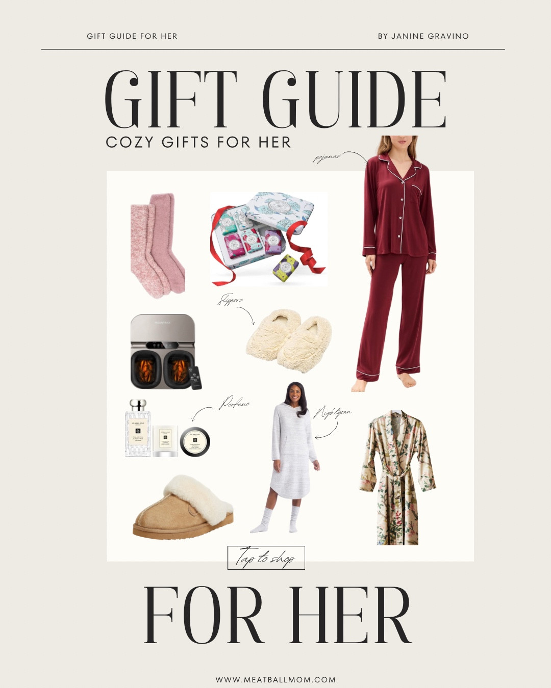 Gift guide for HER / COZY gifts for HER

Cozy gift ideas like warm robes/slippers and comfy pajamas; luxurious creams and other relaxing products.




Gifts for her / gift ideas / gift guide / gifts for mom / gifts for mother-in-law / gifts for wife #ltkover40 #ltkfindsunder100 #ltkfindsunder50 #ltkbeauty #ltkshoecrush #ltkseasonal

#LTKSaleAlert #LTKHoliday #LTKGiftGuide