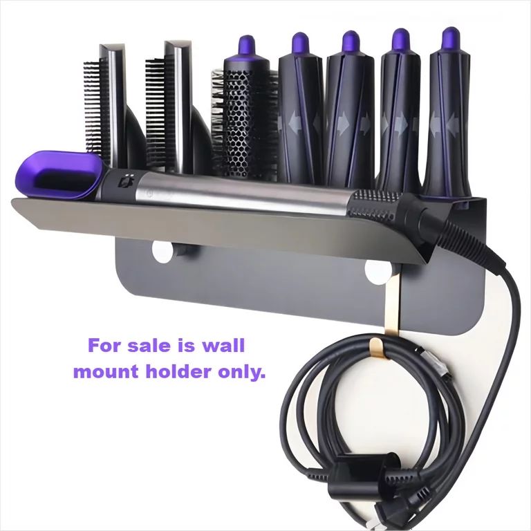 LandHope Wall Mount Metal Holder Compatible with Dyson Airwrap Styler Hair Curling Iron&Accessori... | Walmart (US)