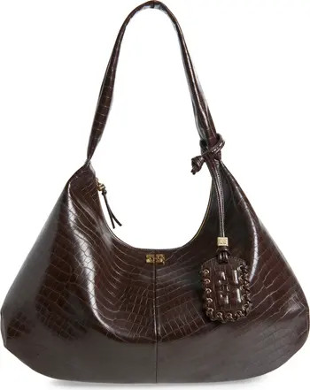 XXL Bou Croc Embossed Hobo Bag | Nordstrom