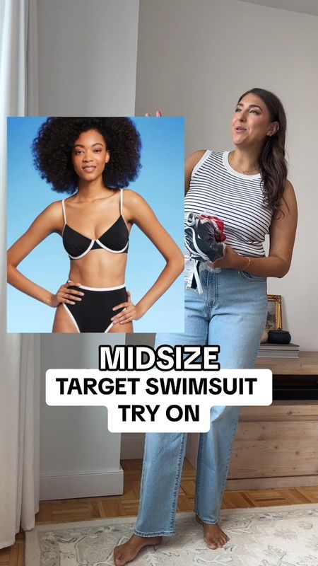 Trying on this target swimsuit for a large chest and midsize body!

Target swimsuit ~ target fashion | affordable swimsuit | black and white swimsuit | swimsuit try on | bikini | target finds 

#LTKMidsize #LTKFindsUnder50 #LTKSwim