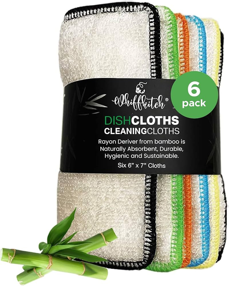 Dishcloths & Cleaning Cloths- Reusable, Hygienic, Quick Drying, Durable Kitchen Washcloth, Absorb... | Amazon (US)