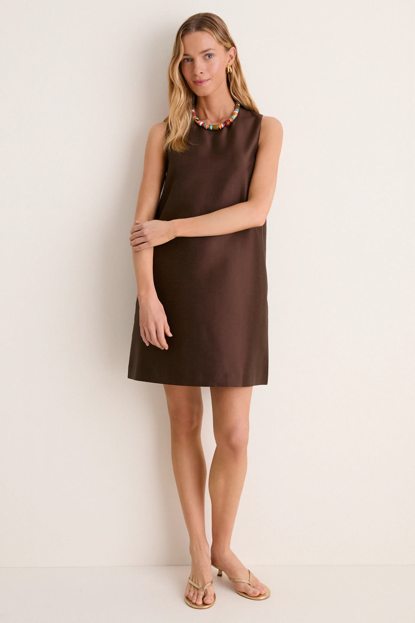 Chocolate Dupioni Marlowe Dress | Tuckernuck (US)