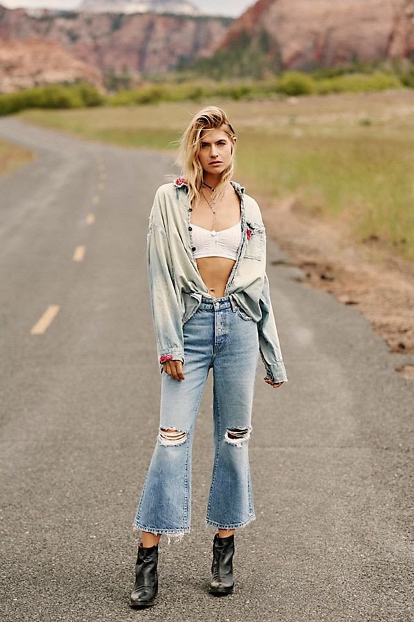 Ranger denim Wide-Leg Jeans | Free People (Global - UK&FR Excluded)
