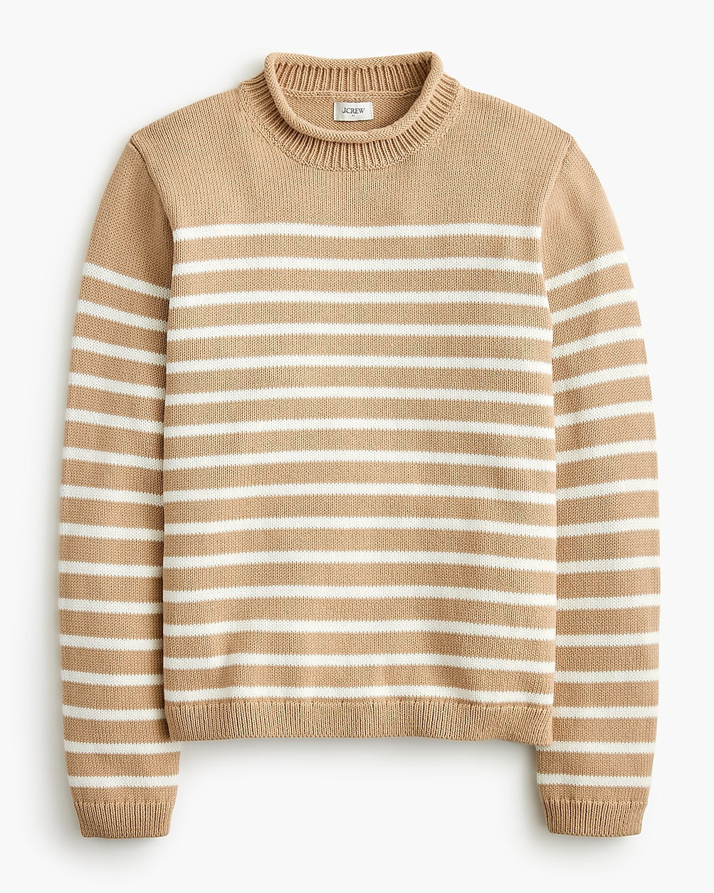 Striped classic mockneck sweater | J.Crew Factory