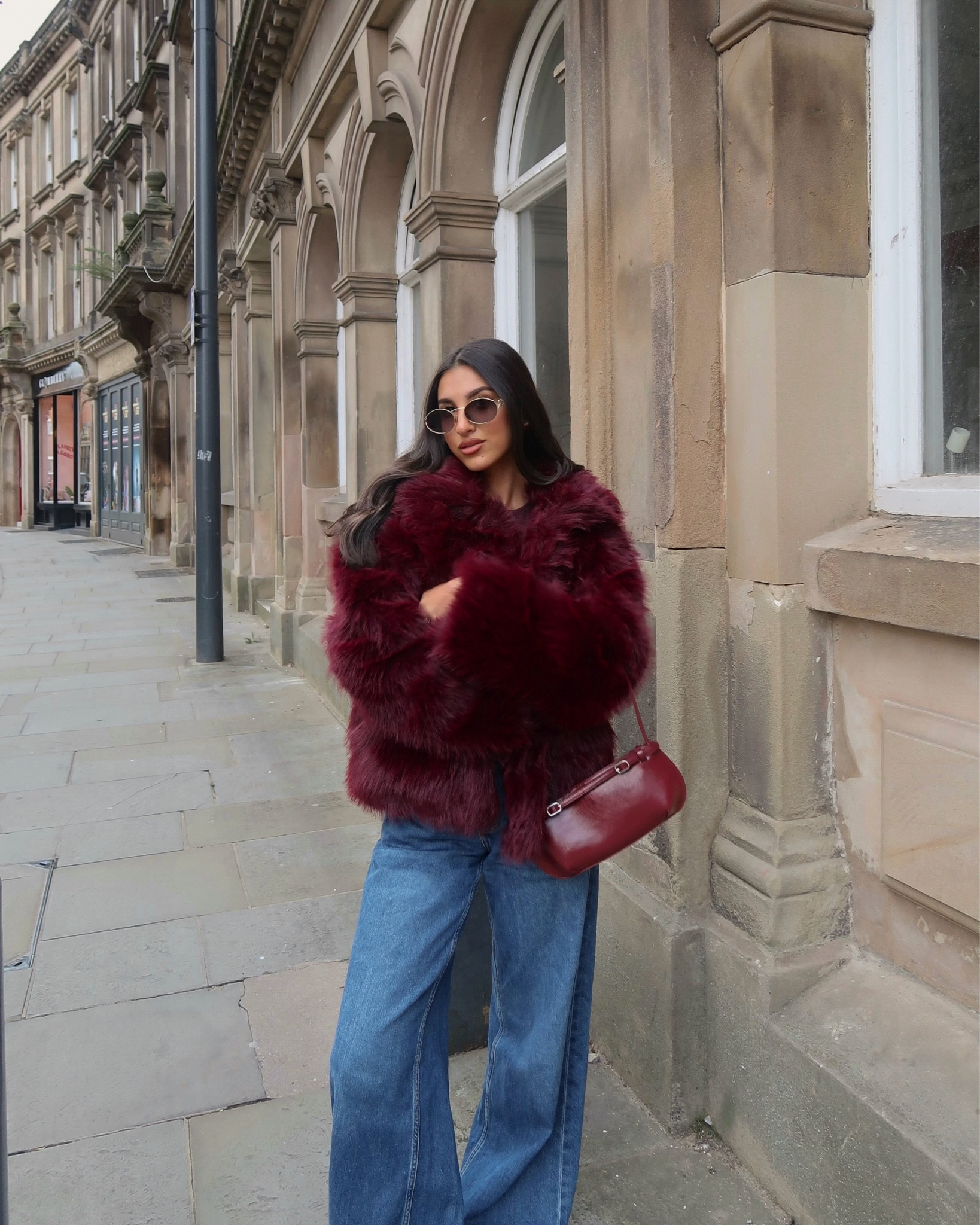 Burgundy + faux fur♥️🐻

#LTKautumn #LTKeurope #LTKuk