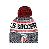 Icon Sports U.S. Soccer Federation Soccer Beanie - Big Game Unisex Pom Beanie | Amazon (US)