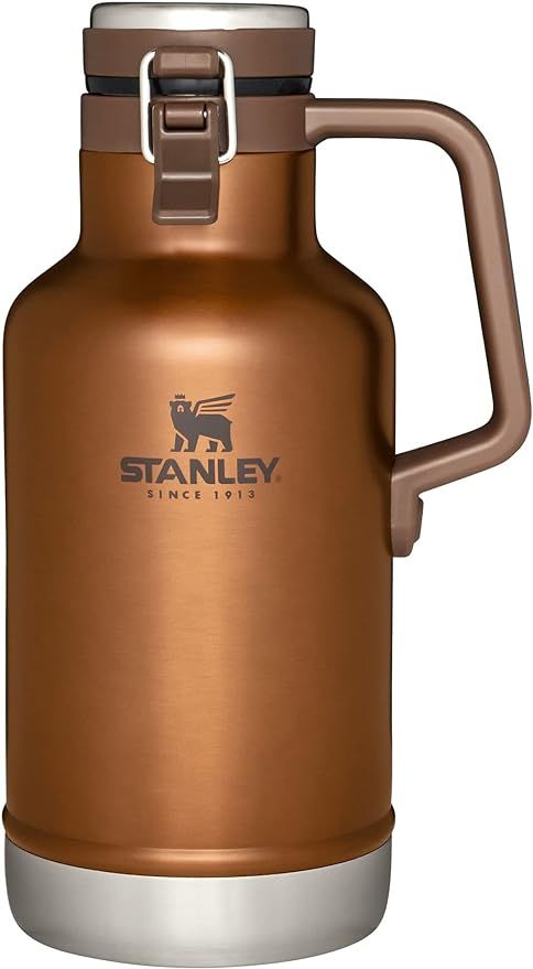 Stanley Classic Easy-Pour Growler 64oz, Insulated Growler Keeps Beer Cold & Carbonated Made with ... | Amazon (US)