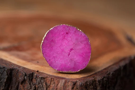 Rose Red Druzy Quartz Phone Grip | Etsy | Etsy (US)