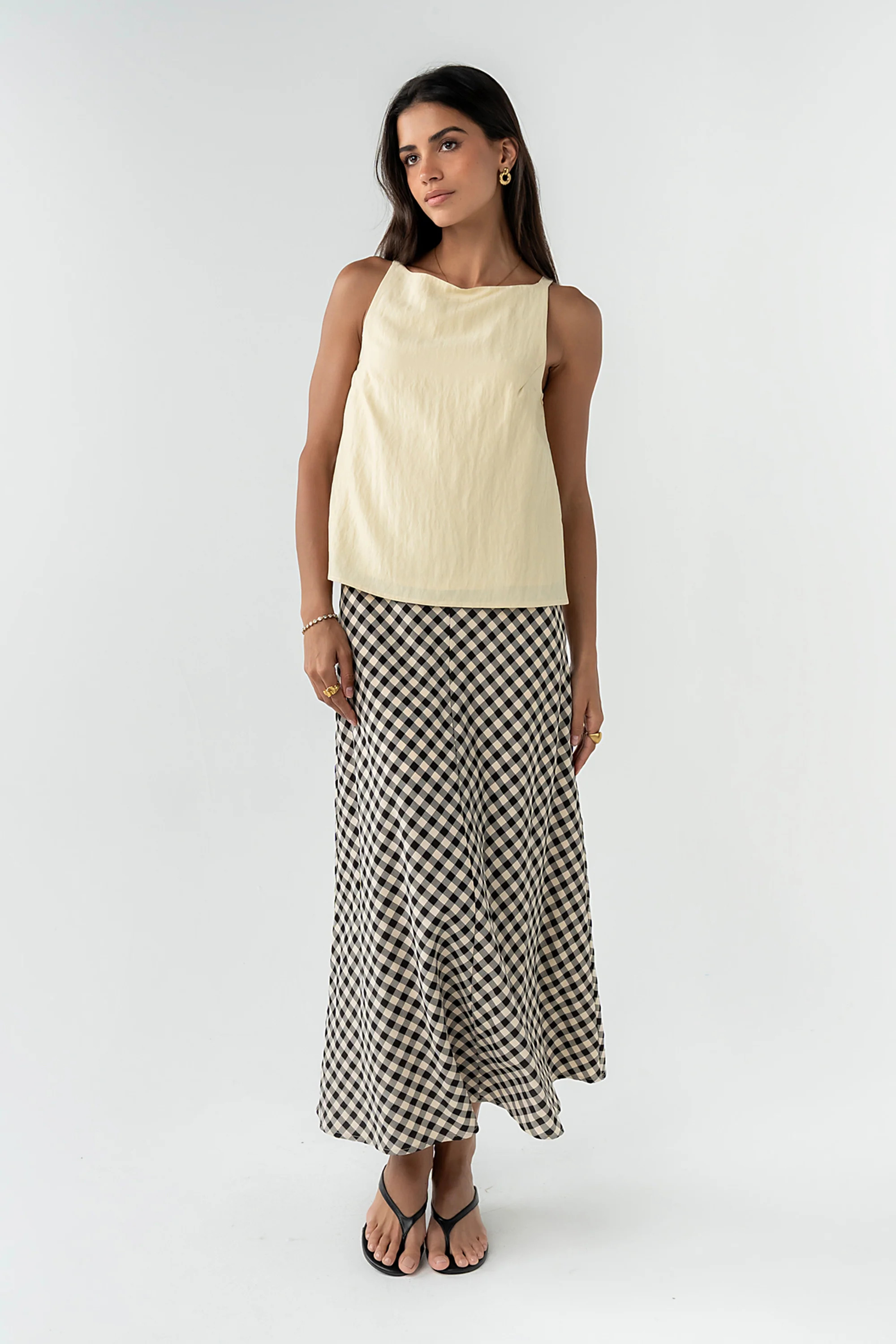 Zola Tank Top in Yellow | Böhme US