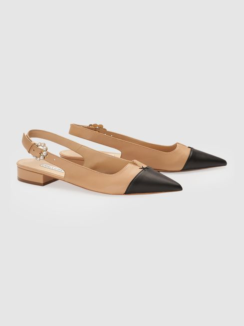 Camilla Elphick Slingback Flats | Reiss UK