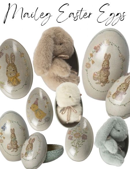 Maileg Easter Eggs!! plush bunny, plush chick, Easter bunny, Easter basket ideas

#LTKSeasonal #LTKkids #LTKfamily