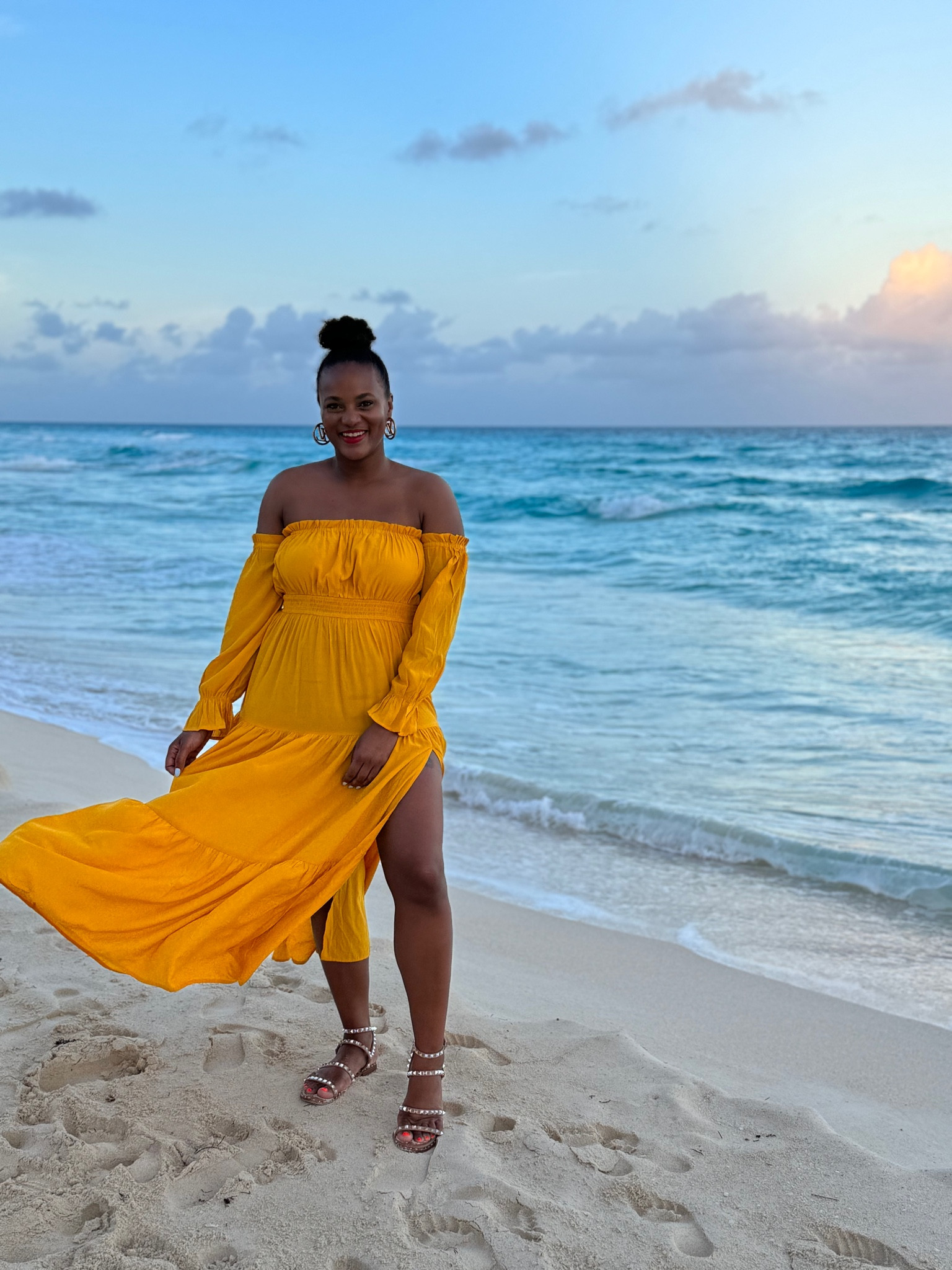 This dress is perfect for every vacation! It comes in lots of colors and has a good amount of stretch! 
I definitely felt so pretty in this ! 


#LTKwedding #LTKtravel #LTKmidsize