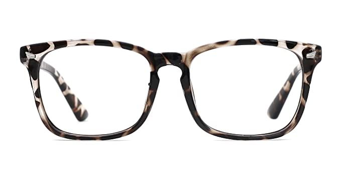 TIJN Blue Light Blocking Glasses Square Nerd Eyeglasses Frame Computer Game Glasses | Amazon (CA)