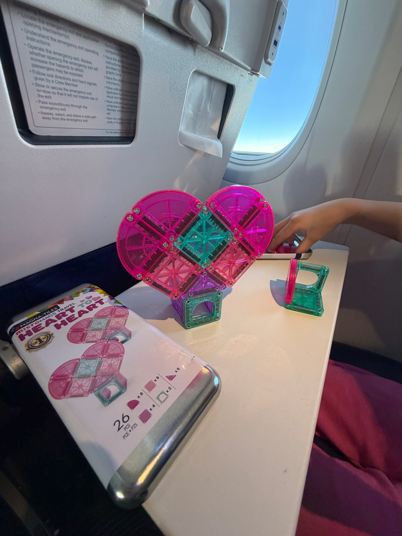 Keeping little hands busy at 30,000 feet ✈️💗
This magnetic building set was a lifesaver on our flight — quiet, creative, and actually kept her entertained 🙌
Perfect for travel days, RV life, or slow mornings at home #LTKfamily #momlife #travelwithkids #toddleractivities #momfinds #ltkunder50 #travelmusthaves #rvlife