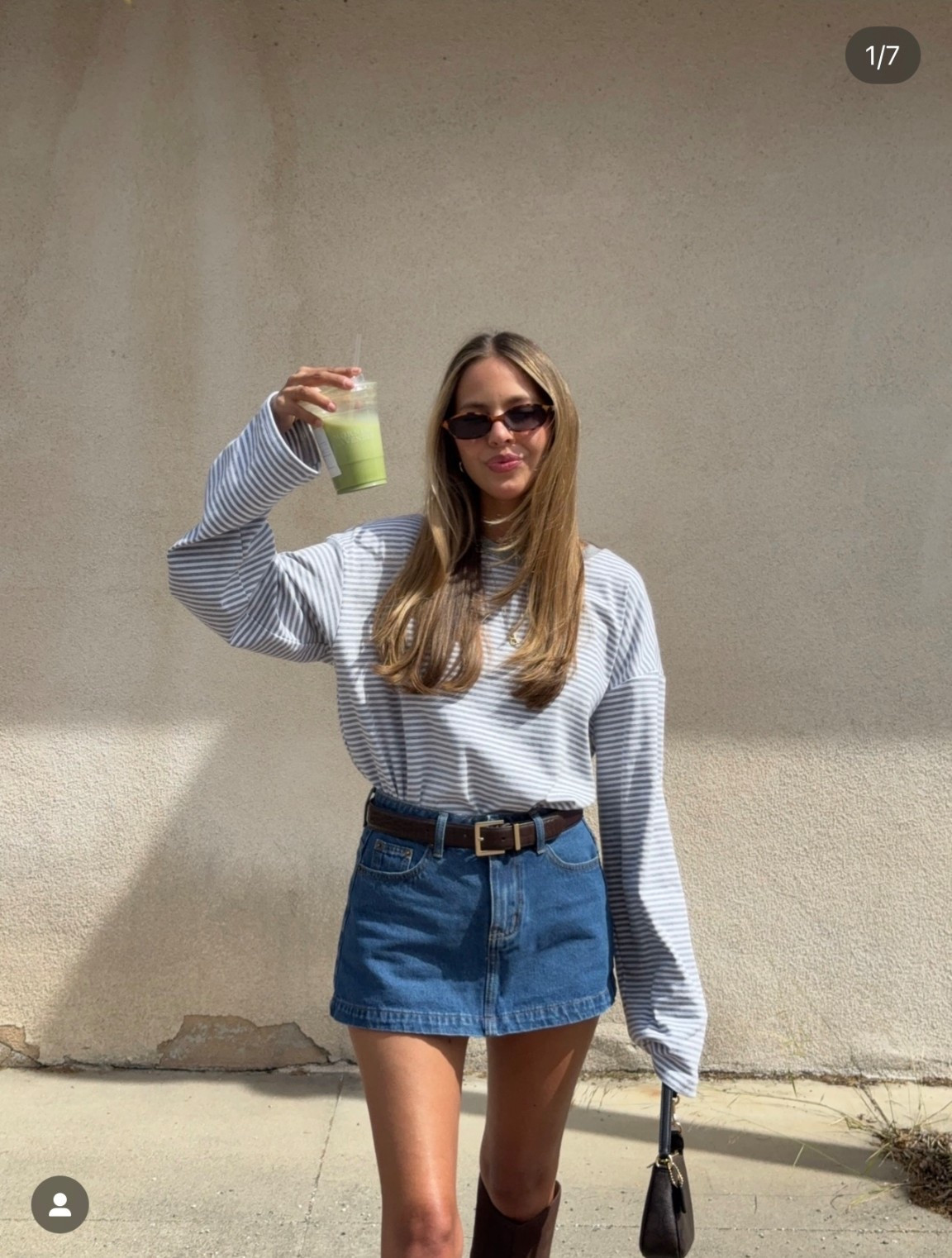 WHAT I'M WEARING
Top-TTS
denim mini- def size up!
Boots- TTS
Belt- sold out so linking similar! Everything else is below