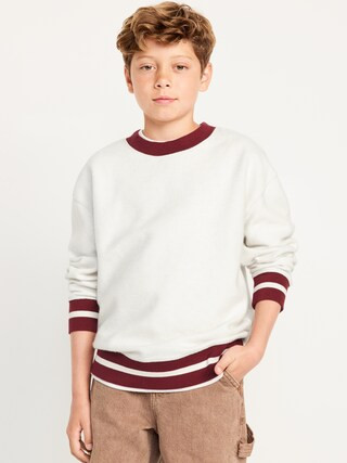 Oversized Crew-Neck Sweatshirt for Boys | Old Navy (US)