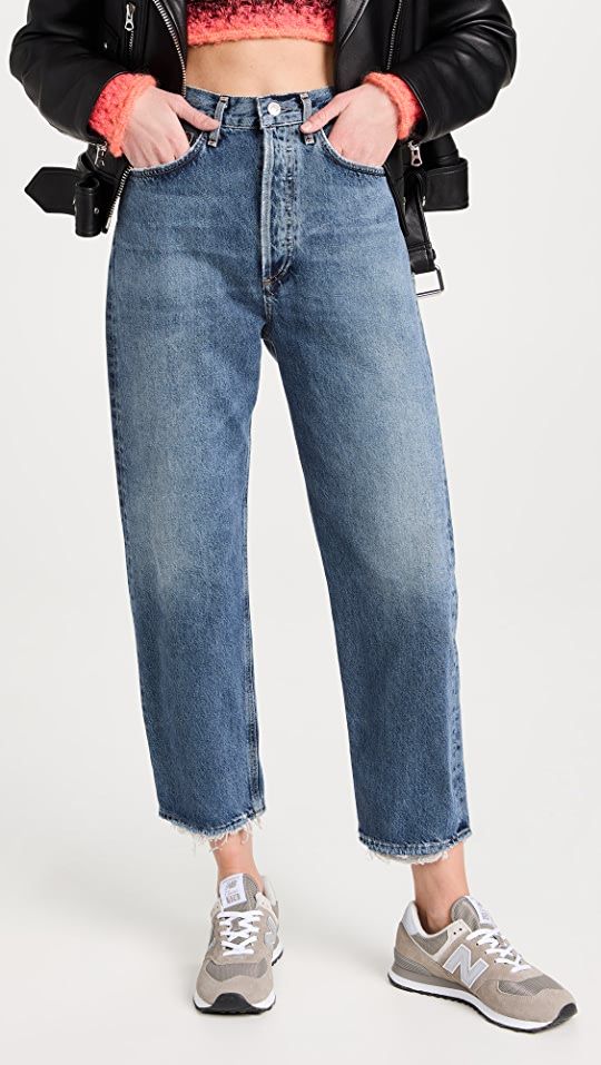 AGOLDE 90's Crop: Mid Rise Loose Straight Jeans | SHOPBOP | Shopbop