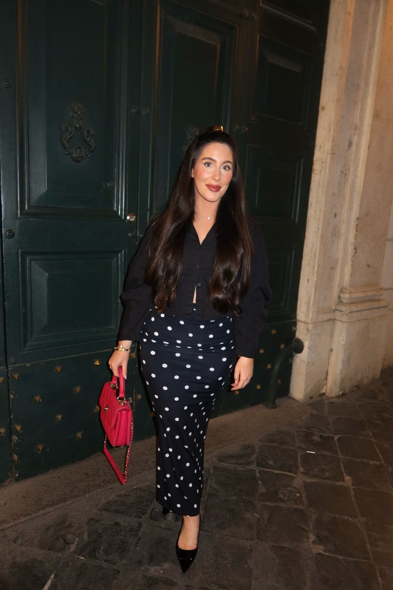 A polka dot moment in Rome❤️