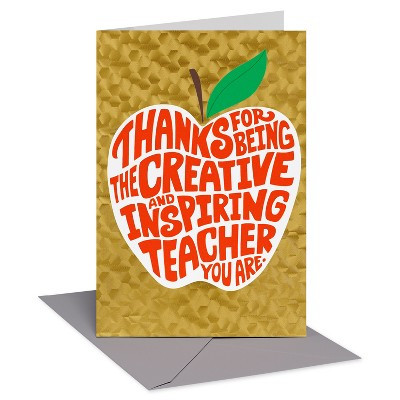 Teacher Appreciation Thank You Card, Such a Difference, Includes Envelope | Target