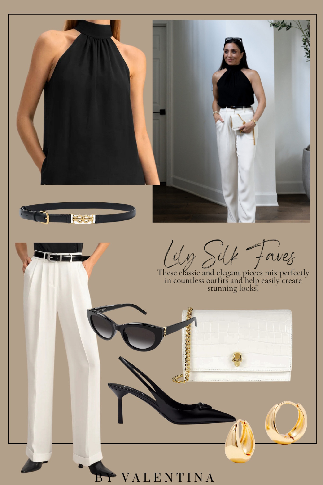 These classic and elegant pieces mix perfectly in countless outfits and help easily create stunning looks! 
House of Valentina, Lilysilk, outfit idea

#LTKSeasonal #LTKStyleTip #LTKItBag