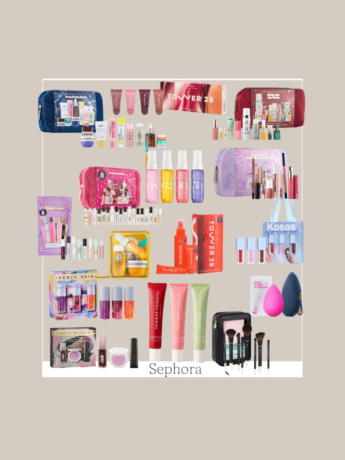 Great Makeup/Beauty Gift Sets! 
#sephora #makeup #giftset #perfume

#LTKGiftGuide #LTKBeauty #LTKHoliday