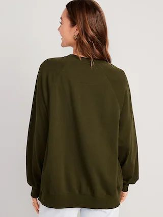 Oversized Vintage Tunic Sweatshirt for Women | Old Navy (US)