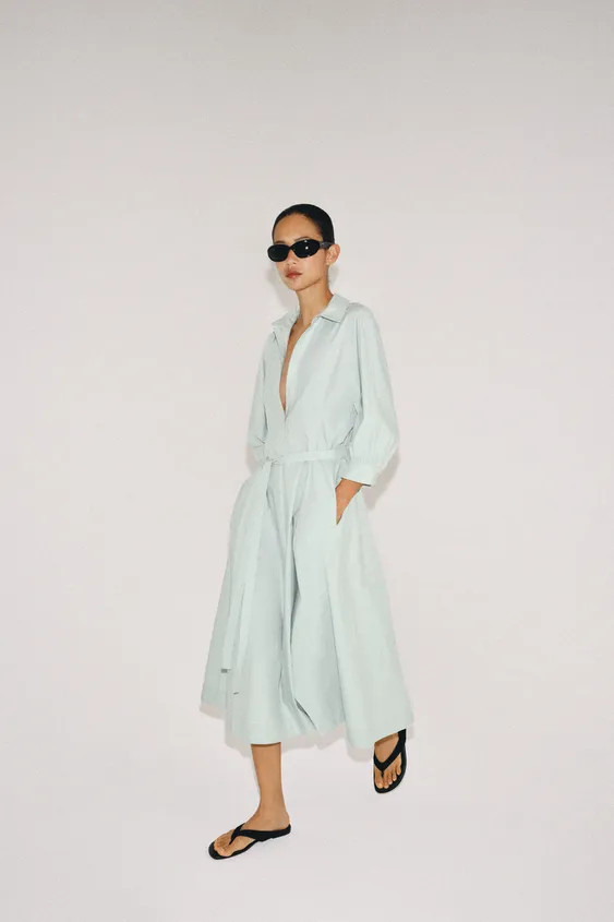 ZW COLLECTION SHIRT DRESS | Zara US