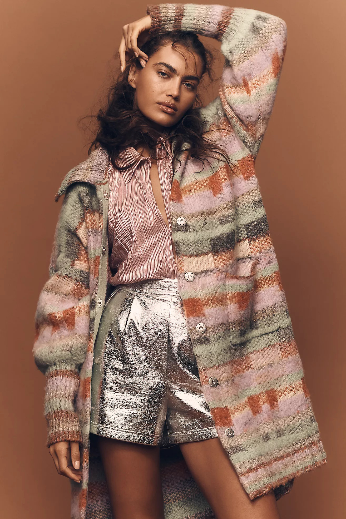 By Anthropologie Brushed Cardigan Sweater Coat | Anthropologie (US)