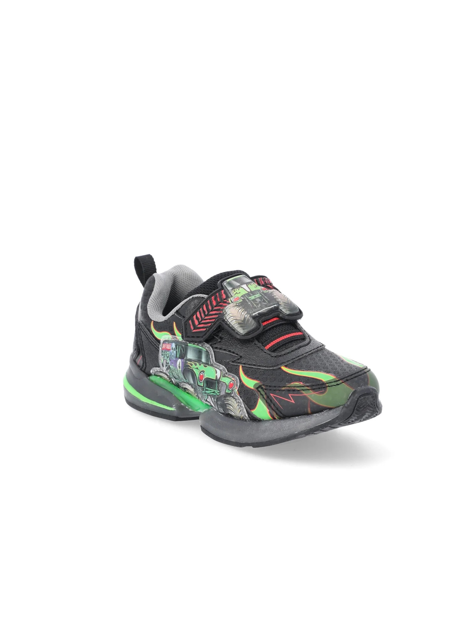 Monster Jam Toddler Boys Light Up Sneakers | Walmart (US)