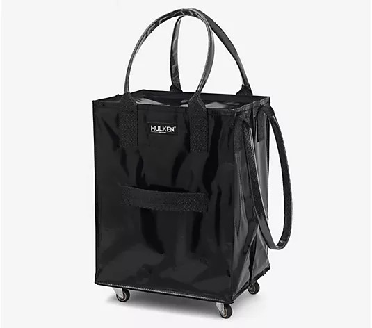 Hulken Medium Rolling Tote Bag with Zip Top Closure - QVC.com | QVC